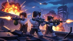 Играю в роблокс режим гипер стрельба (2 часть)