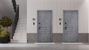 Металлическая дверь с зеркалом Лира завода АСД. Видеообзор