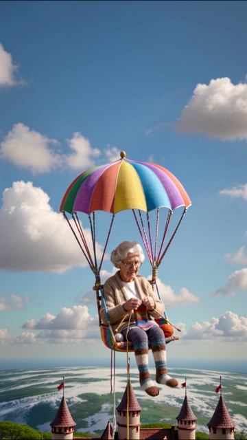 Старушка на парашюте смотреть онлайн