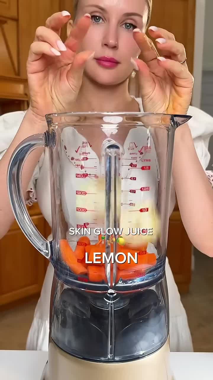 Skin-Glowing Carrot Lemon Ginger Juice (Hydrating + Vitamin Boost) смотреть онлайн
