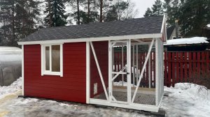 Большой зимний курятник от бренда Anton Domiki