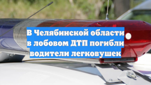 В Челябинской области в лобовом ДТП погибли водители легковушек