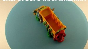 СНЕГОУБОРОЧНАЯ МАШИНА ИЗ ПЛАСТИЛИНА