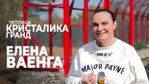 Елена Ваенга расскажет о двух теплицах КРИСТАЛИКА | Отзыв о теплицах GLASS HOUSE