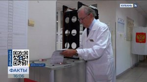 Главврач госпиталя для ветеранов Сергей Исаенко проголосовал в Краснодаре