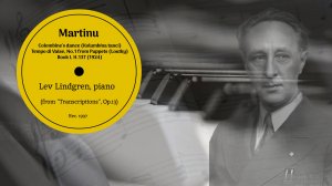 Мартину. "Коломбина танцует", Tempo di valse, No.1 из цикла "Марионетки", Тетрадь I, H.137 (1924)