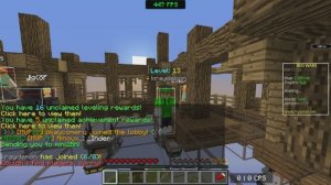 Играем в бедварс на hypixel.