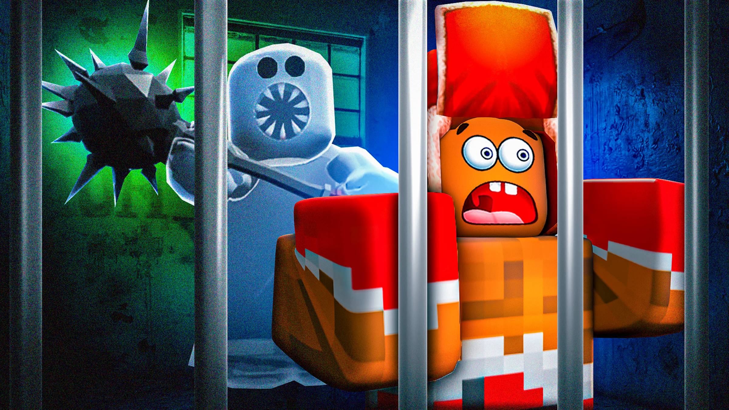 СТРАШНЫЙ ПРИЗРАК ЗАКРЫЛ МОЕГО ДРУГА В ТЮРЬМУ В РОБЛОКС! 😱