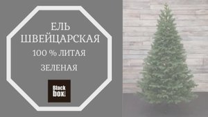 Black Box - Обзор искусственной ели Швейцарская 100% литая, зеленая