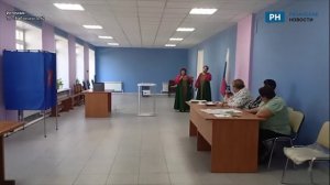 В селе Сасовского округа с песнями встречают избирателей