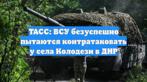 ТАСС: ВСУ безуспешно пытаются контратаковать у села Колодези в ДНР
