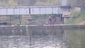 Под мостом.Форель
