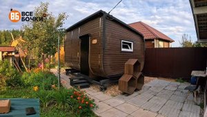 Баня Парус 6 на 3 м установлена в Богородском округе СНТ Белый Мох