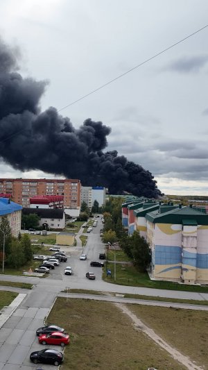 Пожар. Излучинск