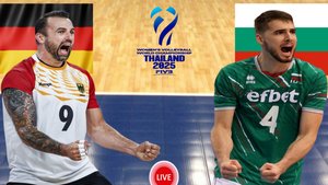 ВОЛЕЙБОЛ ЧЕМПИОНАТ МИРА (МУЖЧИНЫ).  ГЕРМАНИЯ - БОЛГАРИЯ.  ПРЯМАЯ ТРАНСЛЯЦИЯ