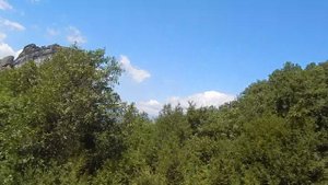 Еле разъехались со встречным автобусом!Дорога на Метеоры!