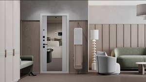 Входная дверь Дуэт Б с зеркалом. Завод АСД. Видеообзор