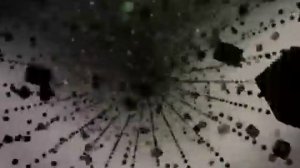 Видео потока с частицами внутри гладкой трубки