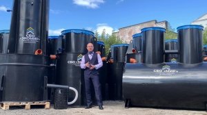 Станция ЭКОМИР для низкого заглубления