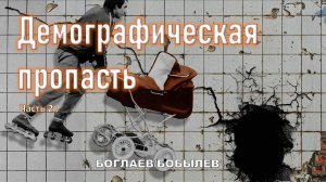 Боглаев/Бобылев: Катастрофа института семьи.