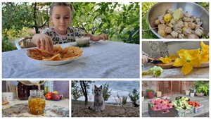 Завтрак принцессы и солнечное варенье из физалиса🌞🌞 Спокойный день в деревне🌻🪻🌷