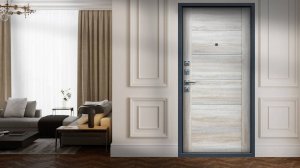 Металлическая дверь со стильным дизайном Техно XN 99 от завода АСД. Видеообзор