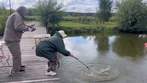 поимка осетра 12.09