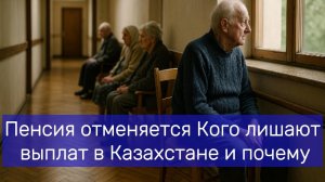 Пенсия отменяется. Кого лишают выплат в Казахстане и почему?