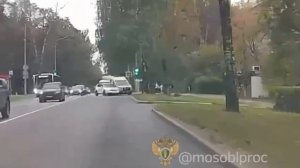 ‼️Момент ДТП в Королёве с участием машины скорой помощи‼️