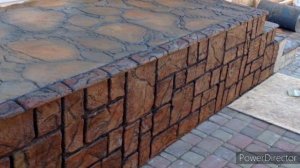 Печатный бетон.Ступени .Крыльцо.Видеообзор."ВЛАДИМИР-МАСТЕР" г.Омск.