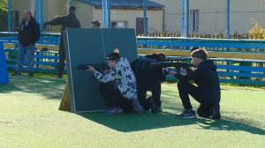 В Берёзово прошла военно-патриотическая игра для школьников