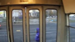 Трамвай 5001+5002 по СМЕ Санкт-Петербурга 54: ЛВС-86К 5001 + 5002 по N°🟥47🟥 (09.11.12)