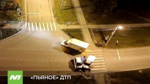 Пьяный водитель устроил аварию на перекрёстке в Нижневартовске