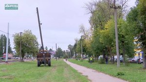 Демонтаж опор освещения в Автозаводском районе