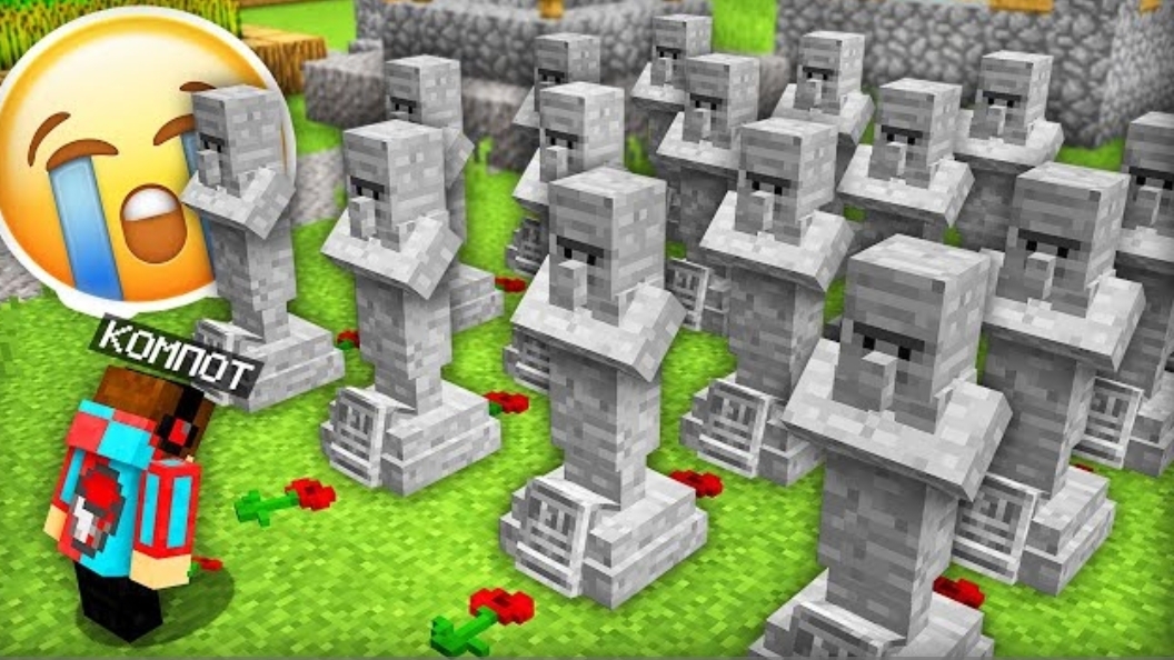 ЧТО ПРОИЗОШЛО В ДЕРЕВНЕ В МАЙНКРАФТ _ Компот Minecraft