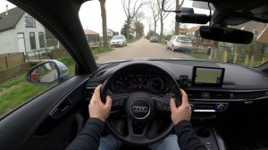 Audi A4 B9 2017 [2.0 л. 190 л.с.] POV test drive