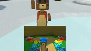 /играю в Super Bear/ во вторые в жизни/ в зимнем биоме и в черепаходе/