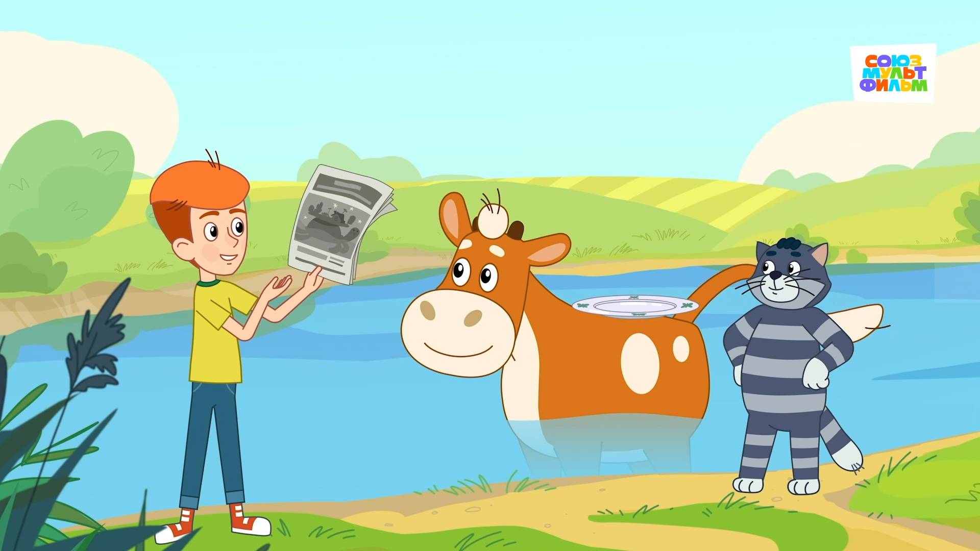 Новое Простоквашино – 106 серия — Круглая земля — Союзмультфильм HD