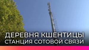 Станцию сотовой связи запустили в деревне Кшентицы Новгородского округа