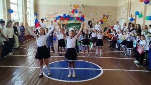 Танец, 1 сентября, школа 17
