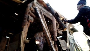 Разборка крыши!!! Обзор огорода!!!