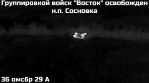 36-я отдельная гвардейская мотострелковая бригада взяла село Сосновка в Днепропетровской области.