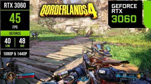 RTX 3060 on Borderlands 4 - 1440p & 1080p с DLSS 4!