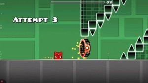 играем в геометри Даш с братом 2 часть