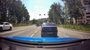 Реальный пример съемки с видеорегистратора Harper DVHR-410