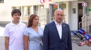 Михаил Развожаев проголосовал на выборах губернатора и депутатов в Гагаринский и Ленинский муниципал