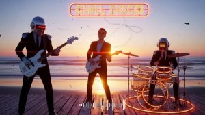 🔥 Retro Beach Sunset 🌅 Chill Funk x Disco Groove x Daft Punk Bliss!