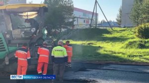 Дворовую территорию привели в порядок в Нюксенице