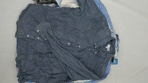 39143 Рубашки мужские длинный рукав, 5пак, CB9 1/2, секонд (extra) оптом