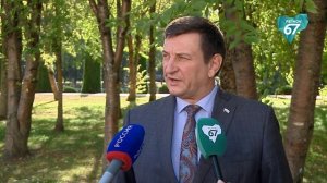 Одним из первых проголосовал Председатель областной Думы Игорь Ляхов